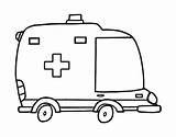 Ambulancia Colorear Ambulance Ambulanza Disegno Perfil Profilo Transport Stampare Acolore Coloriages sketch template