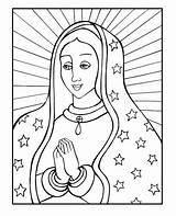 Guadalupe Lady Coloring Pages Drawing Color Getdrawings Printable Getcolorings sketch template