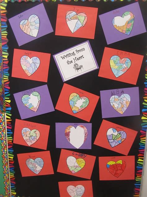 robinsons classroom blog writing   heart