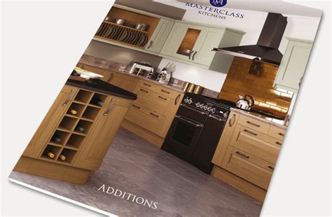 masterclass kitchens brochure design main space  white