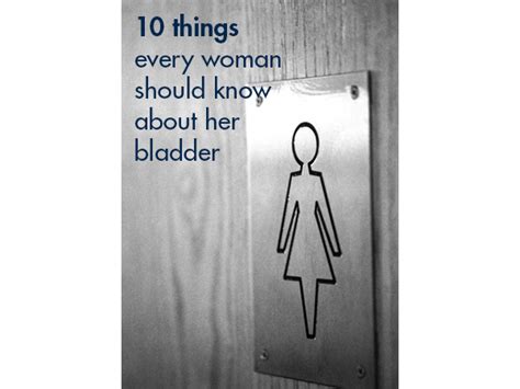 ten things every woman should know about her bladder northville mi patch