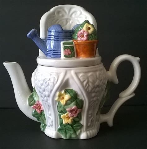decorative garden teapot world bazaars  tea pots novelty teapots tea pot set