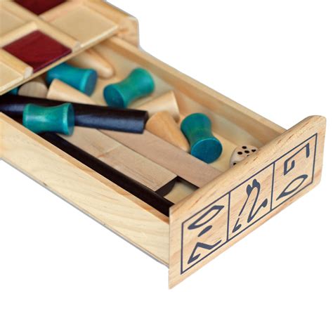 Wood Senet Game An Ancient Egyptian Board Game Wood