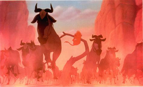 lion king wildebeest stampede  walt disney feature animation acm siggraph history archives