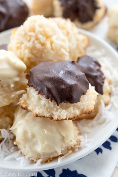 bakery style coconut macaroons crazy for crust