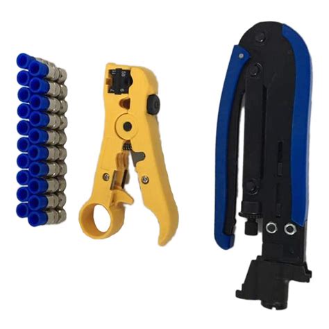 coaxial compression tool coax cable crimper kit adjustable rg rg rg    crimpers