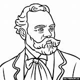 Dvorak Coloring Antonin Pages Historical Magellan Ferdinand Famous Thecolor Figure Kids Figures Music Choose Board Composers Template Colouring sketch template