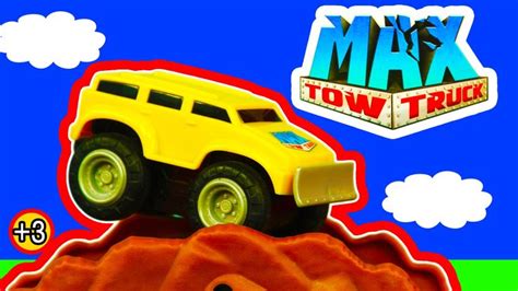 max tow truck max mini haulers rev  tow  road playset toy review kids fun  jakk pacific
