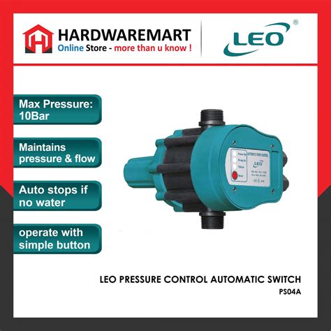 leo pressure control automatic switch psa hardwaremart
