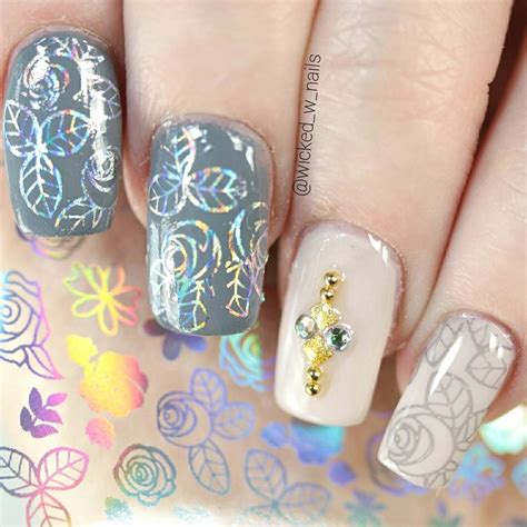 pcsset xmas unicorn holo snowflake dreamcatcher theme nail foils starry stickers beautybigbang
