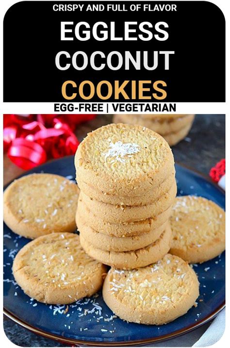 eggless coconut cookies coconut cookies  eggs ruchiskitchen