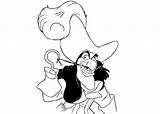 Hook Captain Coloring Pages Disney Jake Drawing Colouring Hooks Cartoon Getdrawings Dessin Letscolorit sketch template