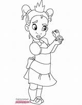 Tiana Pocahontas Prinzessinnen Ausmalbild Funcraft Kidsworksheetfun sketch template
