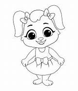 Coloring Pages Printable Kids Ruby Characters Fun sketch template