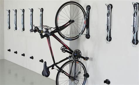 wall mounted bike rack swivels  side  side