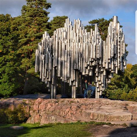 monument  sibelius helsinki finlande northern europe helsinki monument finland