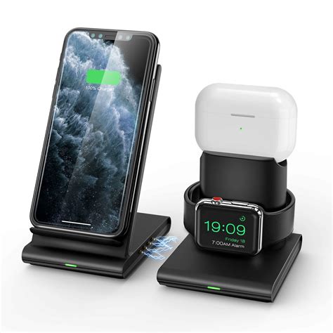 wireless charger    charging station  apple  series   airpods fast