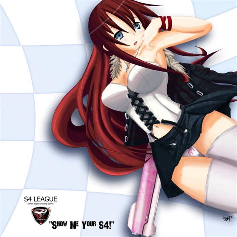 thighhighs tagme red hair white thighhighs short skirt s4