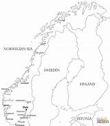 Noruega Printable Landkaart Nederland sketch template