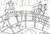 Puente Colorkid Fiabe Principessa Kingdom Reino Regno Hadas Fadas Conto Stampare Princesse sketch template