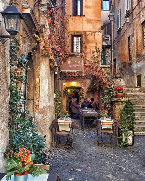 Street Corner In Rome Italy Cozyplaces
