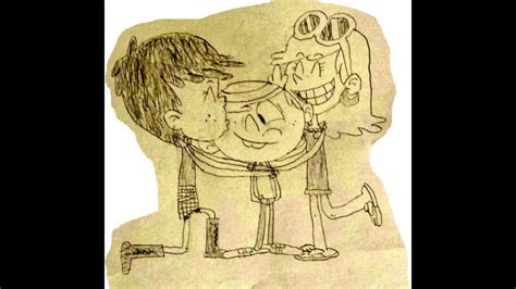 The Loud House Leni And Luna Hugging And Kissing Lincoln