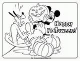 Halloween Coloring Mickey Pages Mouse Printable Clubhouse Disney Sheets Kids Friends Pluto Pete Da Colorare Colouring Search Comments Coloringhome Bambini sketch template