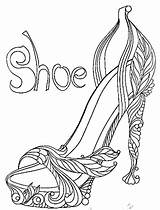 Coloring High Pages Heel Shoes Heels Shoe Adult Drawing Colouring Printable Sheets Popular Book Getdrawings Choose Board sketch template