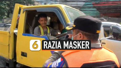 Berita Razia Masker Jakarta Hari Ini Kabar Terbaru Terkini