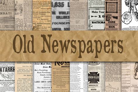 newspapers digital paper textures