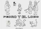 Lobo Pedro Cuento Dibujos Cuentos Prokofiev Musicales Orquesta Quieres Cuente Sergei Lobos sketch template