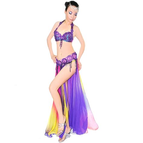 Color Flare Expansion Sexy Belly Dance Skirt Professional Bellydance