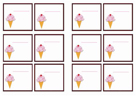 ice cream labels printable printable word searches