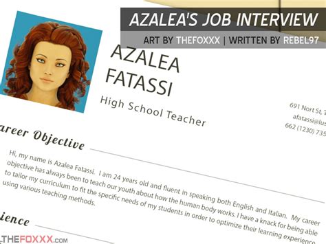 the foxxx azalea s job interview porn comics galleries