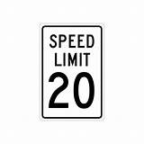 Limit Speed Sign Sig Aluminum sketch template