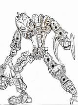 Bionicle Pages Coloring Boys Recommended sketch template