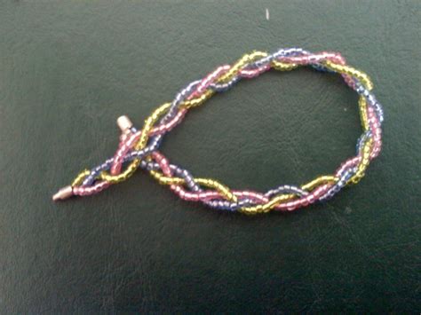 braided beaded bracelet   braid  braided bead bracelet