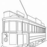 Coloring Tram Pages Tramway Francisco San Old Transportation Designlooter Color Printable Hellokids 220px 69kb sketch template