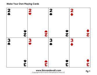 deck  cards template blank playing card template blank playing