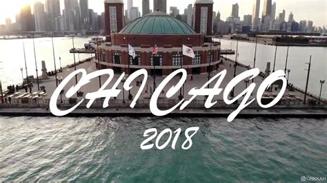 chicago aerial view drone footage fall  youtube
