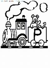 Alfabeto Tren Colorear Trem Trenzinho Treno Paginas Clique Direito Botão Contém Ampliar Depois Opção Atividades sketch template