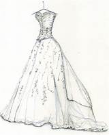 Dress Wedding Drawing Dresses Sketches Simple Coloring Easy Pages Fashion Vintage Drawings Ball Gowns Draw Wear Getdrawings Blue Paintingvalley Couture sketch template