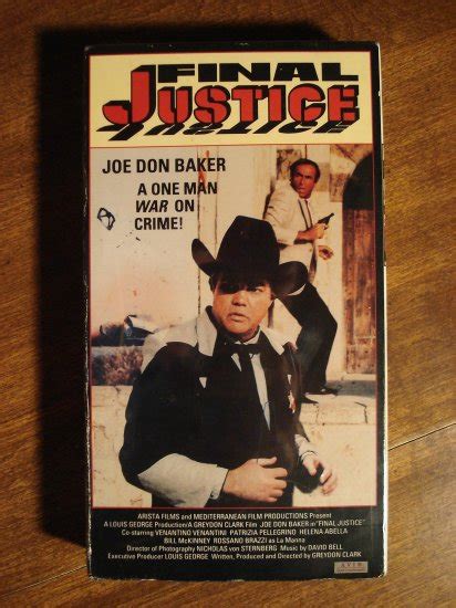 Final Justice Vhs Video Tape Movie Film Joe Don Baker