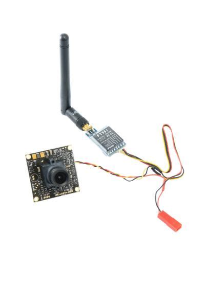 plug  play fpv ccd board camera  transmitter kit flying tech