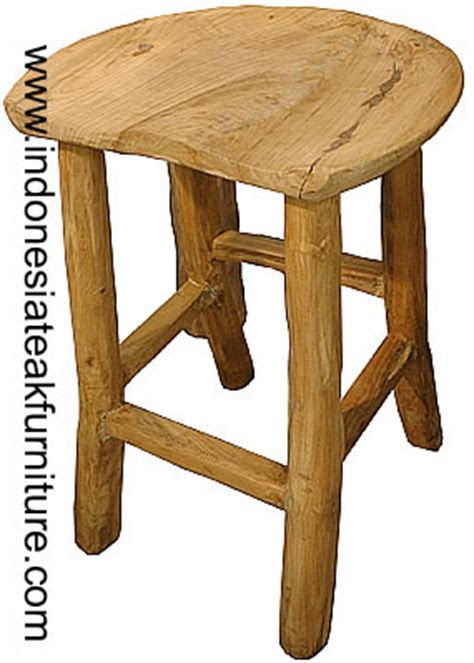 teak wood stool indonesia
