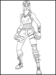 draw recon expert step  step guide  coloring page