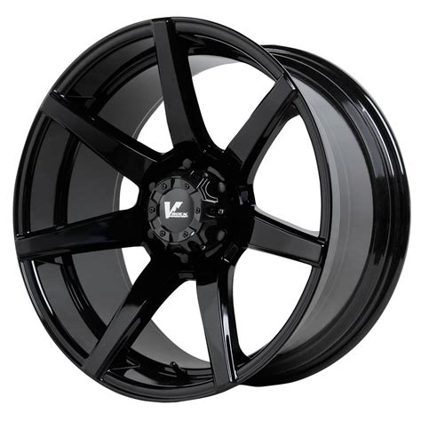 vr extractor gloss black rim   rock wheels performance  tire