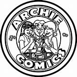Coloring Archie Comics Circle Wecoloringpage Pages sketch template