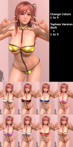 [costumecustomizer] doaxvv mods by tantrave dead or