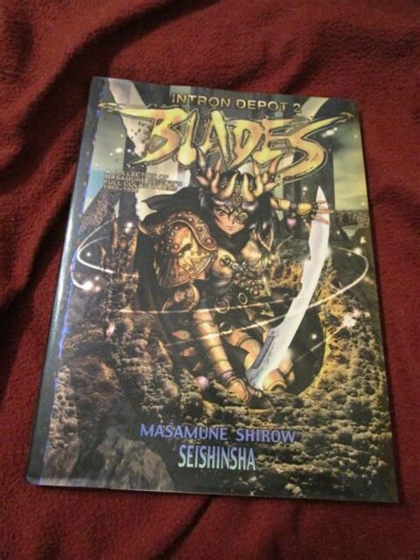 intron depot 2 blades by masamune shirow anime art book appleseed ghost